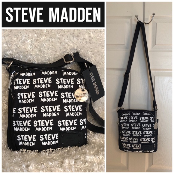 Steve Madden Handbags - Steve Madden BGLAMSPT BLK/MULTI Crossbody